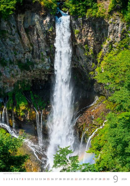 alt="Bildkalender Waterfalls September"