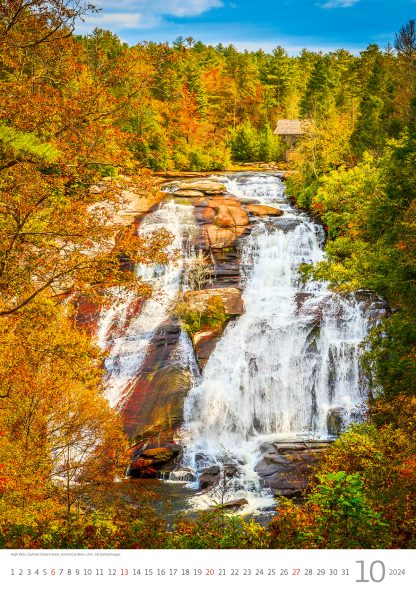 alt="Bildkalender Waterfalls Oktober"