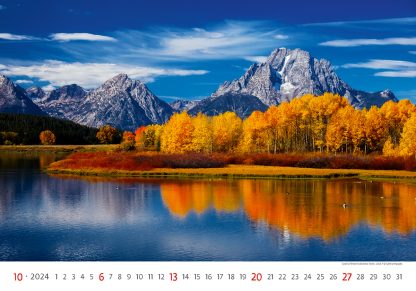 alt="Bildkalender National Parks Oktober"