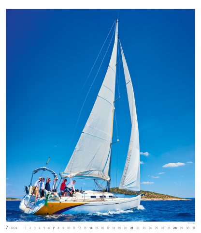 alt="Bildkalender Sailing 2024 Juli"