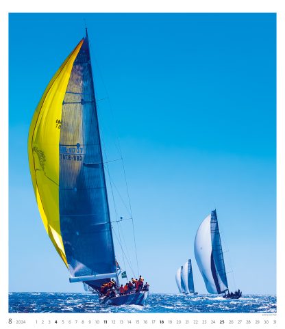 alt="Bildkalender Sailing 2024 August"