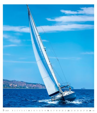 alt="Bildkalender Sailing 2024 September"