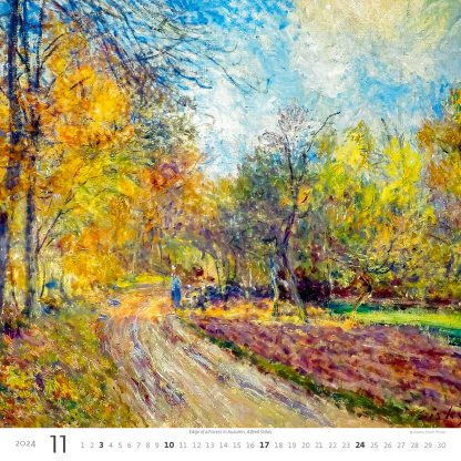 alt="Bildkalender Impressionismus quadratisch November"